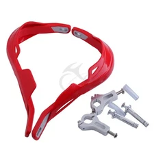 7/8" Red Brush Handguard Hand Guards Fit For Honda XR CR XL TRX CRF 250 350 400
