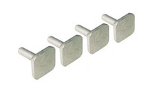 4 Nutsteine M6x21mm Kopf 20x20 Dachträger Relingträger T-Nut Adapter Nutensteine