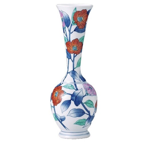 Vintage 1930's - 1940's Japan Multi Colored Floral Vase | eBay