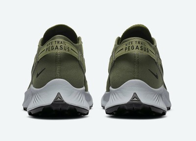 Nike Air Zoom Pegasus Trail 2 Olive Green Black White CK4305-201 sz 9.5  Running | eBay