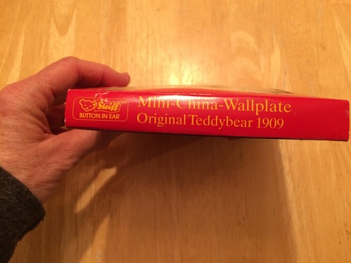 Steiff Mini China Wallplate Original Teddybear 1909 (8605/01) New in Box - Picture 6 of 6