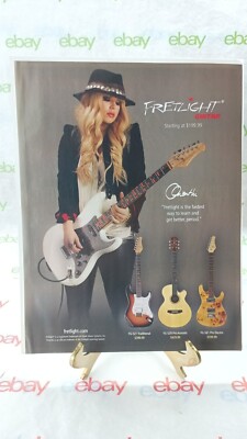 ORIANTHI FRETLIGHT  GUITAR PRINT AD  11 X 8.5