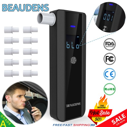 Pro Digital LCD Police Breathalyzer Breath Test Alcohol Tester Analyzer