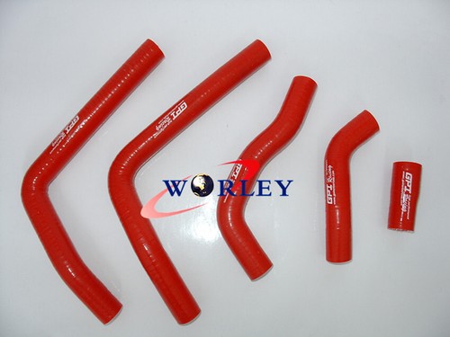 RED Silicone Radiator Hose for Honda CR125 CR125R 2005 2006 2007 2008 05 06 07 - Picture 4 of 4
