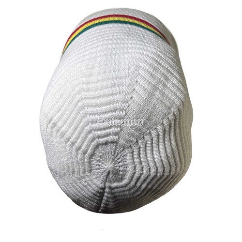 Cappello Berretto Rasta Dreadlocks Tam 100% Cotone Berretto Reggae Marley Giamaica M/L - Foto 62 di 65