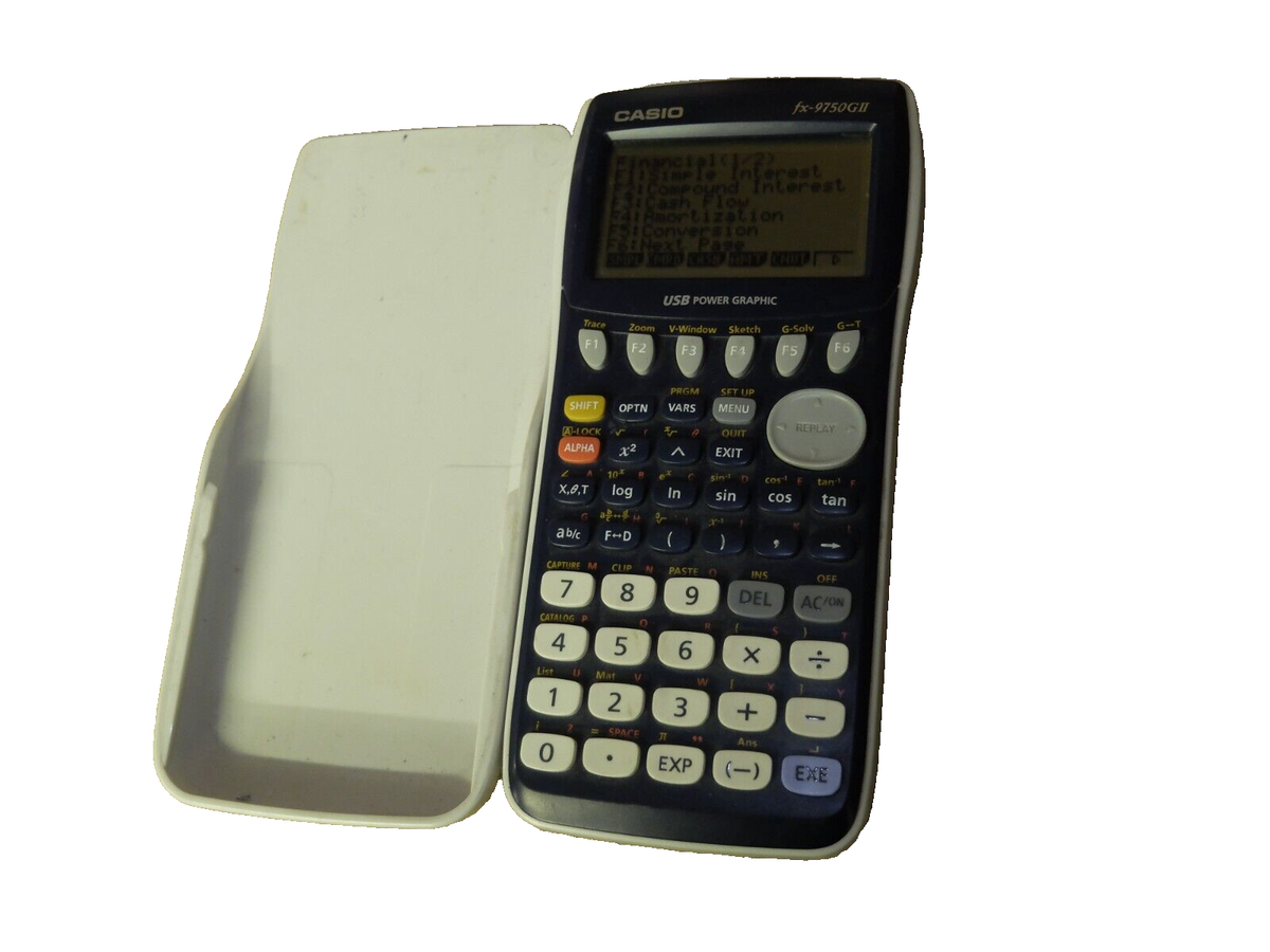 Casio FX-9750GII Graphic Calculator USB Power Graphic Spares/Repair (B1R2)T9 - Main Image