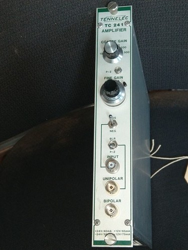 Tennelec TC241 Amplifier NIM BIN Module Tested