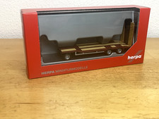 HERPA 076135-007 H0,1:87 Goldhofer TU3 Anhänger, weinrot -Tieflader Baumaschine 