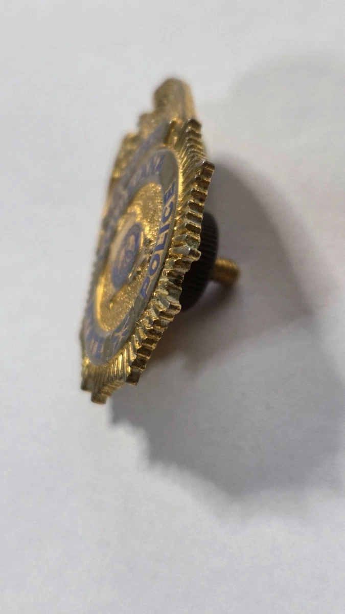 LOUISIANA * 1940-1952 * Hat Badge POLICE Polizei Abzeichen USA Mützenabzeichen