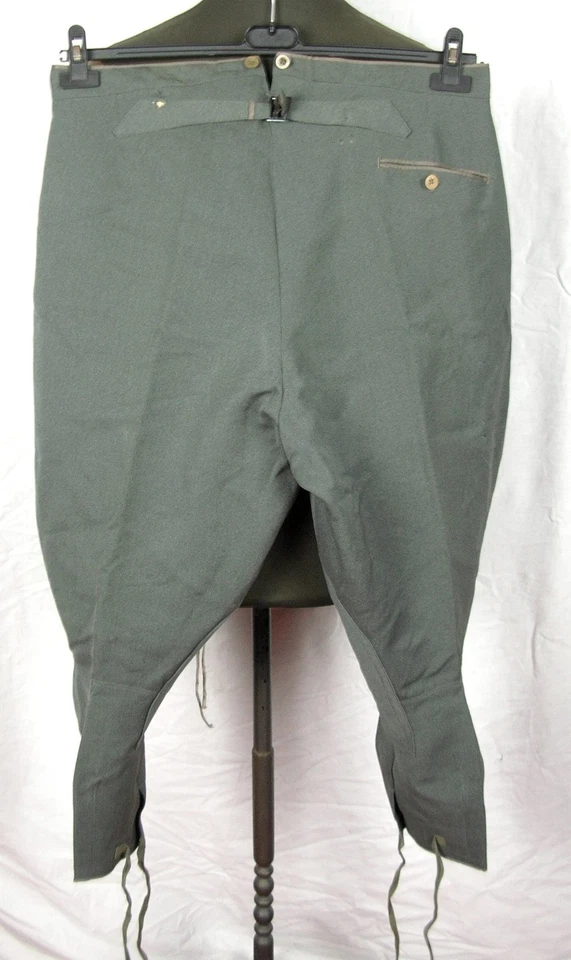 REGIO ESERCITO ITALIANO PANTALONI UNIFORME DA UFFICIALE ARTIGLIERIA - Immagine 2 di 4