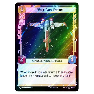 Star Wars Unlimited Twilight of the Republic Wolf Pack Escort (Common) 191/25...