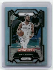 2023-24 Panini Prizm Monopoly #10 Mikal Bridges Light Blue /199 - 11740