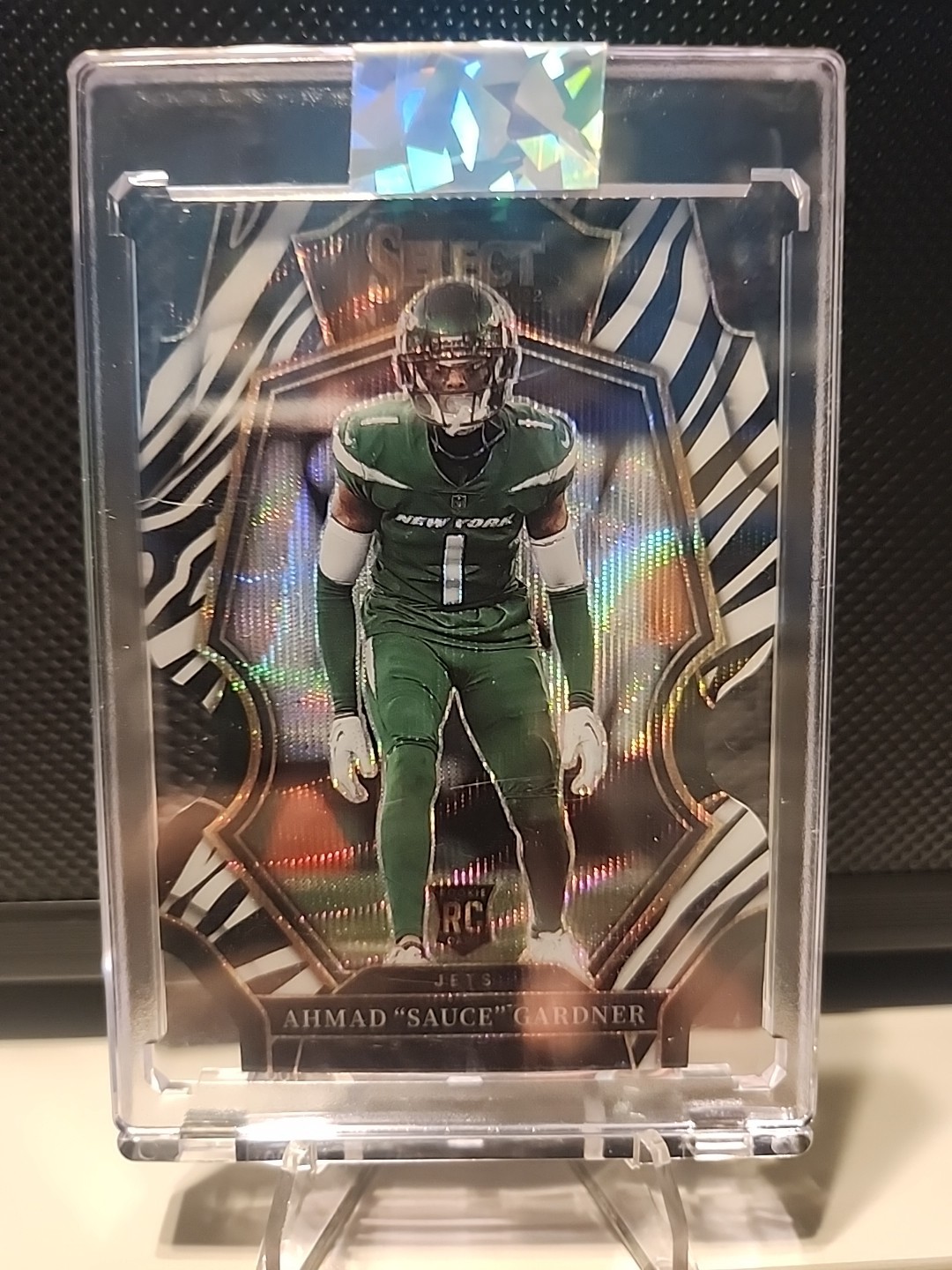 2022 Panini Select - Premier Level Ahmad Gardner #177 Zebra Prizm (RC)