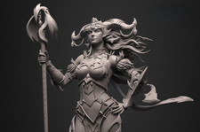 Alexstrasza WoW Figurine résine 23,7cm | Luftmensch | NON PEINT