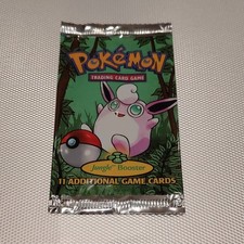 Wigglytuff Pokemon Dschungel Set Booster Pack Verpackung LEER Display