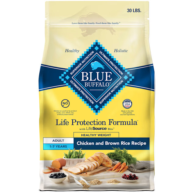 30Lbs Blue Buffalo Life Protection Formula Adult Healthy Weight Dry Dog Food