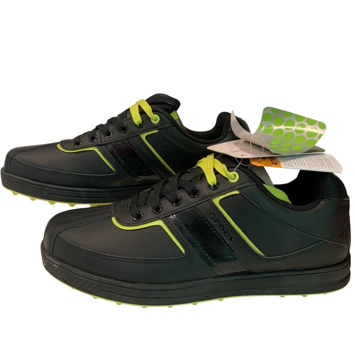 crocs ゴルフシューズ 24cm Crocs Black Golf Shoes for Men for sale | eBay