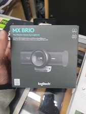 New Logitech - MX Brio Ultra HD 4K Video Conference, Gaming and Streaming Black)