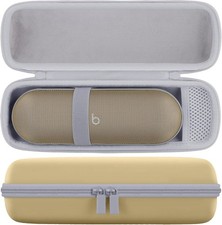 for Beats Pill Wireless Bluetooth Speaker Hard Protective Case, Gold  Travel...