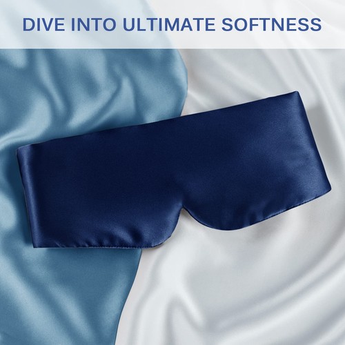 Sleep Mask, 100% Natural Mulberry Silk Eye Mask for Women and Men with - Picture 5 of 5
