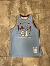 Fubu Platinum Sweet Lou Harlem Globetrotters Jersey Size XL