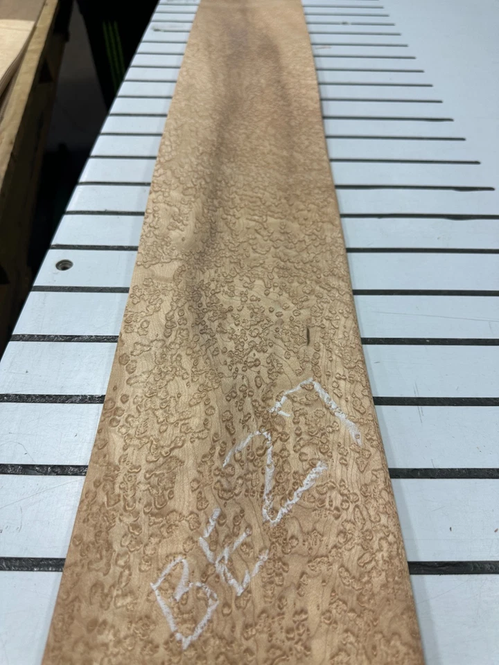 Chapa de madera cruda de arce Birdseye 2 hojas 46" x 6"" BE27 Foto 4 de 4