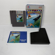 World Games by Epyx With Box And Manual! (Nintendo NES 1989) - Tested