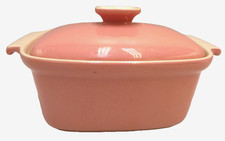 VINTAGE SERVEX HOLLAND POTTERY TUREEN PINK LIDDED CASSEROLE POT
