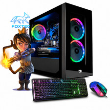 Custom Build ARGB Desktop i7-8700 GAMING PC 32GB RAM 1TB SSD RTX 4060 Win11 wifi