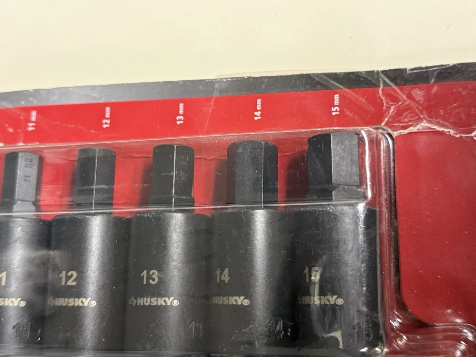 Husky 7 Piece 1/2 Inch Drive Impact Hex Bit Socket Set - Metric  - Image 3 of 4