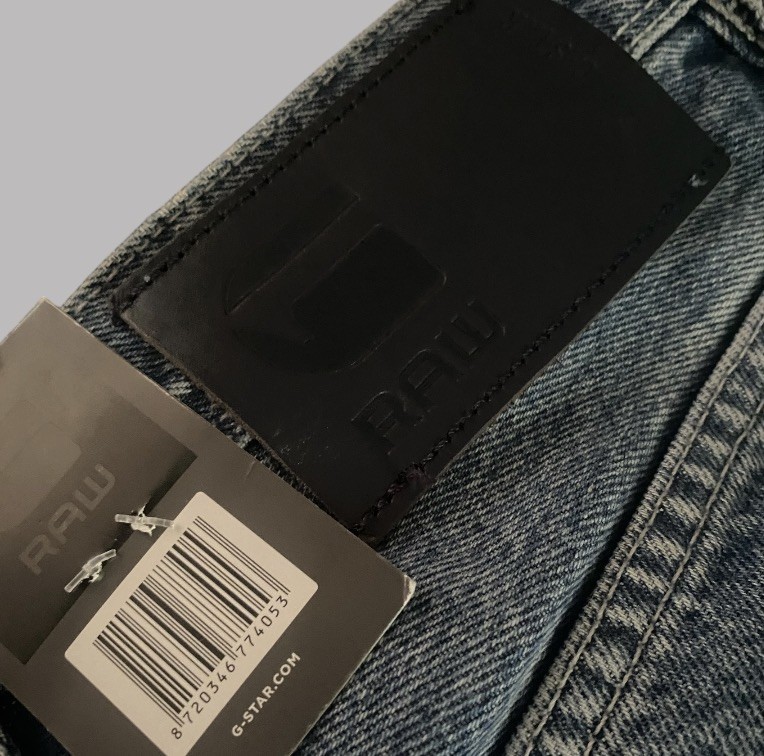 Mens Jeans G-Star Raw Arc 3D Button Fly W29 L32 Slim Blue Logo RRP: £115 Men UK image 7