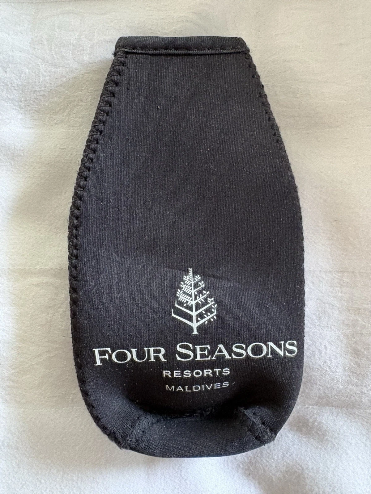 Four Seasons Maldives Resort Drink Cooler Koozie Foam Sleeve Hotel