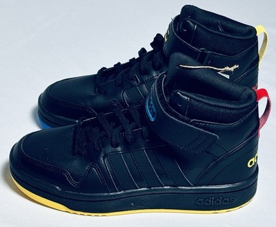 Adidas Postmove Mid Basketball Shoes Boys Youth 5.5 Black NEW w Tags