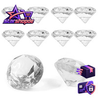 Deko Diamanten 40Mm Transparent Kristall Streudeko 10 StüCk Tischdeko Hochzeit