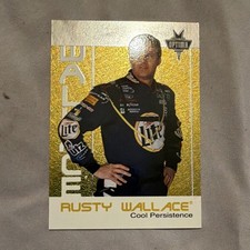 Press Pass Optima Insert Rusty Wallace Cool Persistence NASCAR 2002