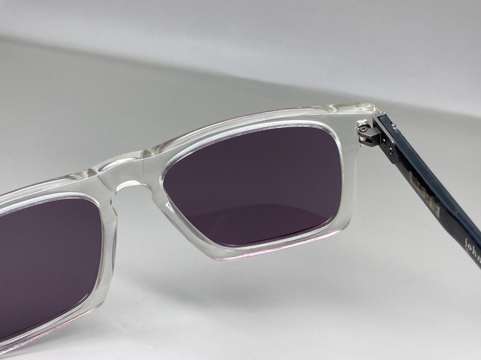 John Varvatos Sunglasses V779 Crystal Square Clea… - image 12