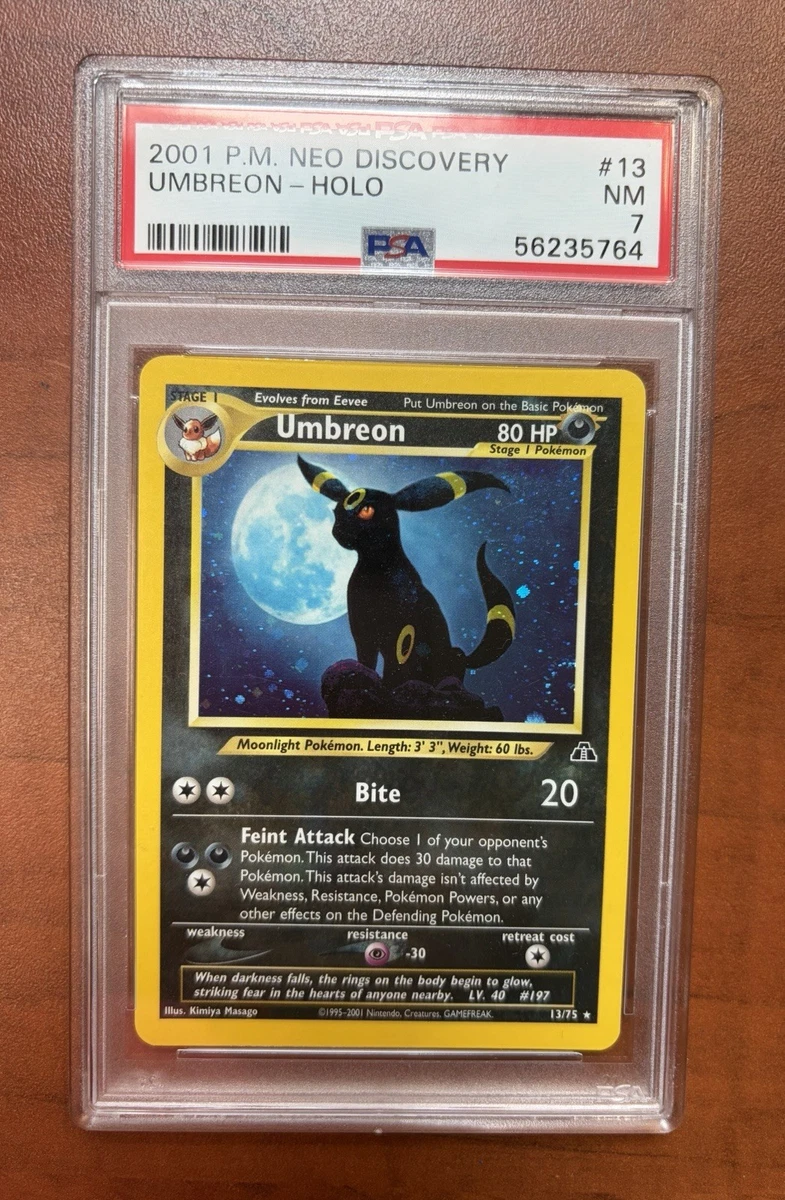 Preços baixos em Jogos de cartas colecionáveis individuais Umbreon