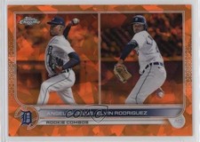 2022 Topps Chrome Update Sapphire Edition Orange 25/25 Elvin Rodriguez 0c3