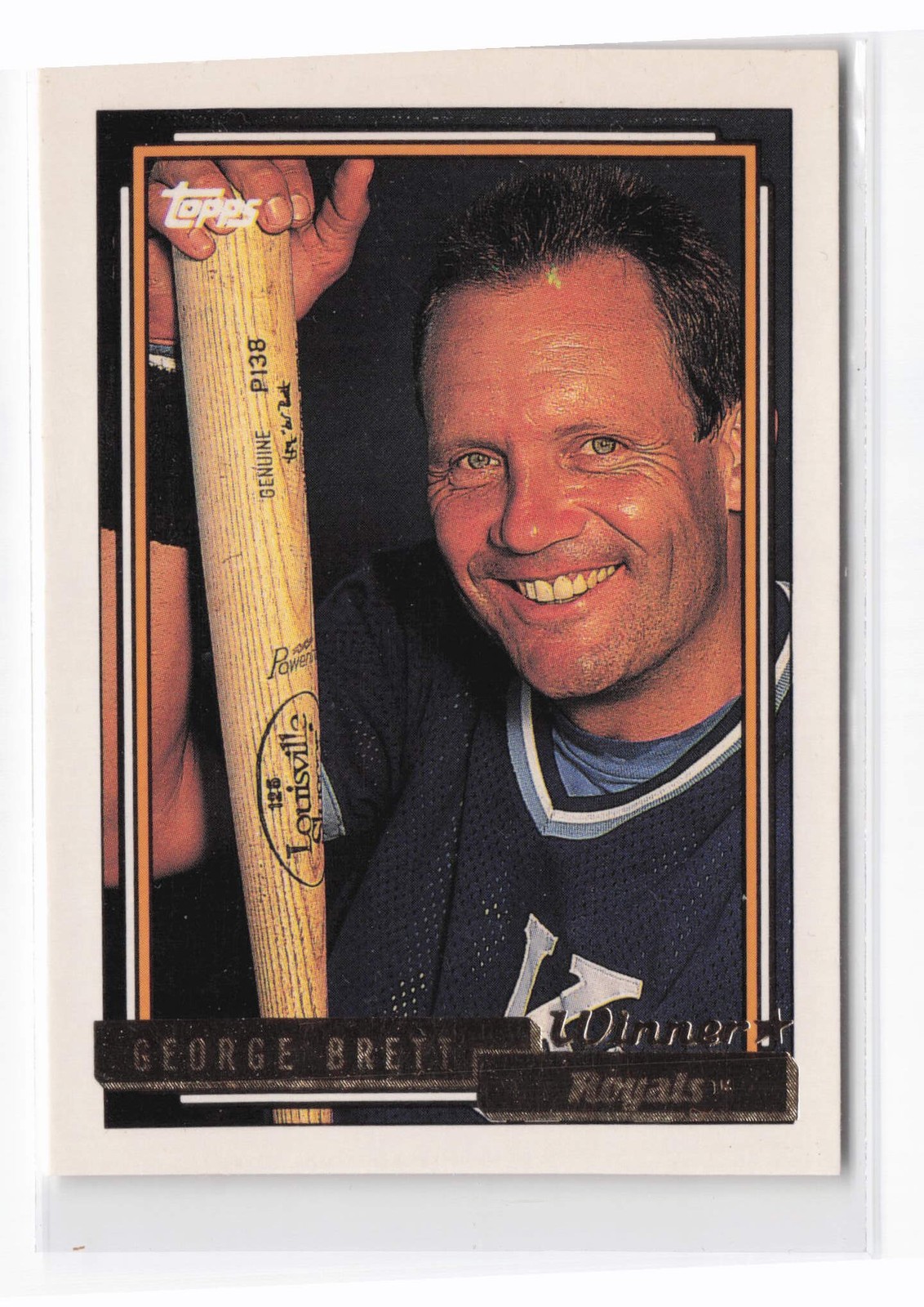 George Brett 1992 Topps Gold Winners #620