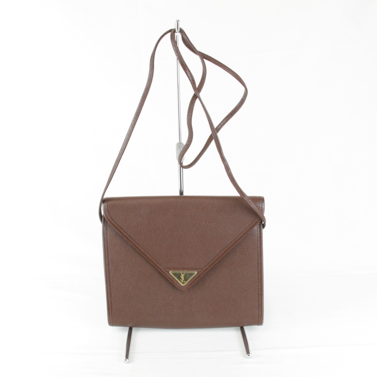 Borsa a tracolla SAINT LAURENT di buona qualità "USATA" pelle marrone donna【Usata】