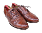 Bragano by Cole Haan Italy Brown Leather Cap Toe Oxford Dress Shoe SZ 9.5N — photo 4