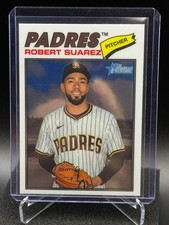 Robert Suarez 2026 Topps Heritage Chrome Base #174 - San Diego Padres