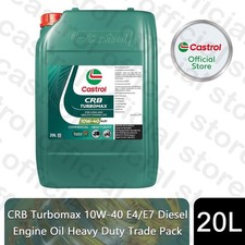 Castrol CRB Turbomax 10W-40 E4/E7 Diesel Engine Oil Heavy Duty Trade Pack, 20L 4.20 per litre