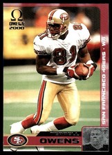 Terrell Owens 2000 Pacific Omega #125 49ers NFL READ FREE SHIPPING AutographDen