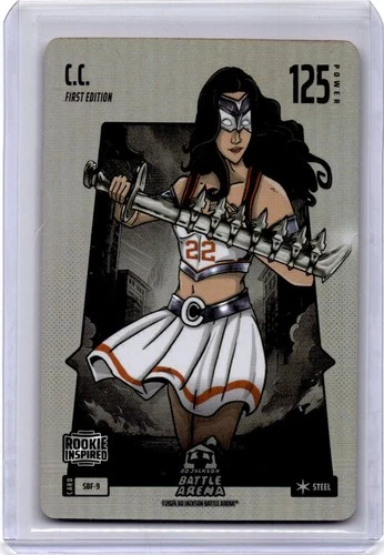 Bo Jackson Battle Arena C.C. Silver Steel Battlefoil SBF-9 Caitlin Clark 🔥🔥