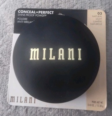 Milani Conceal + Perfect Shine-Proof Powder 03 Natural Light ~ New