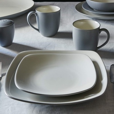 Noritake Colorwave Slate 4-Piece Square Place Setting, Service for 1