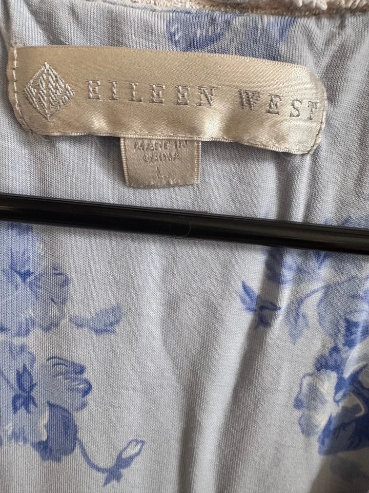 Eileen West Miss Elaine Conjunto de 2 vestidos de noche ropa de salón cottage chic suave floral Foto 2 de 4