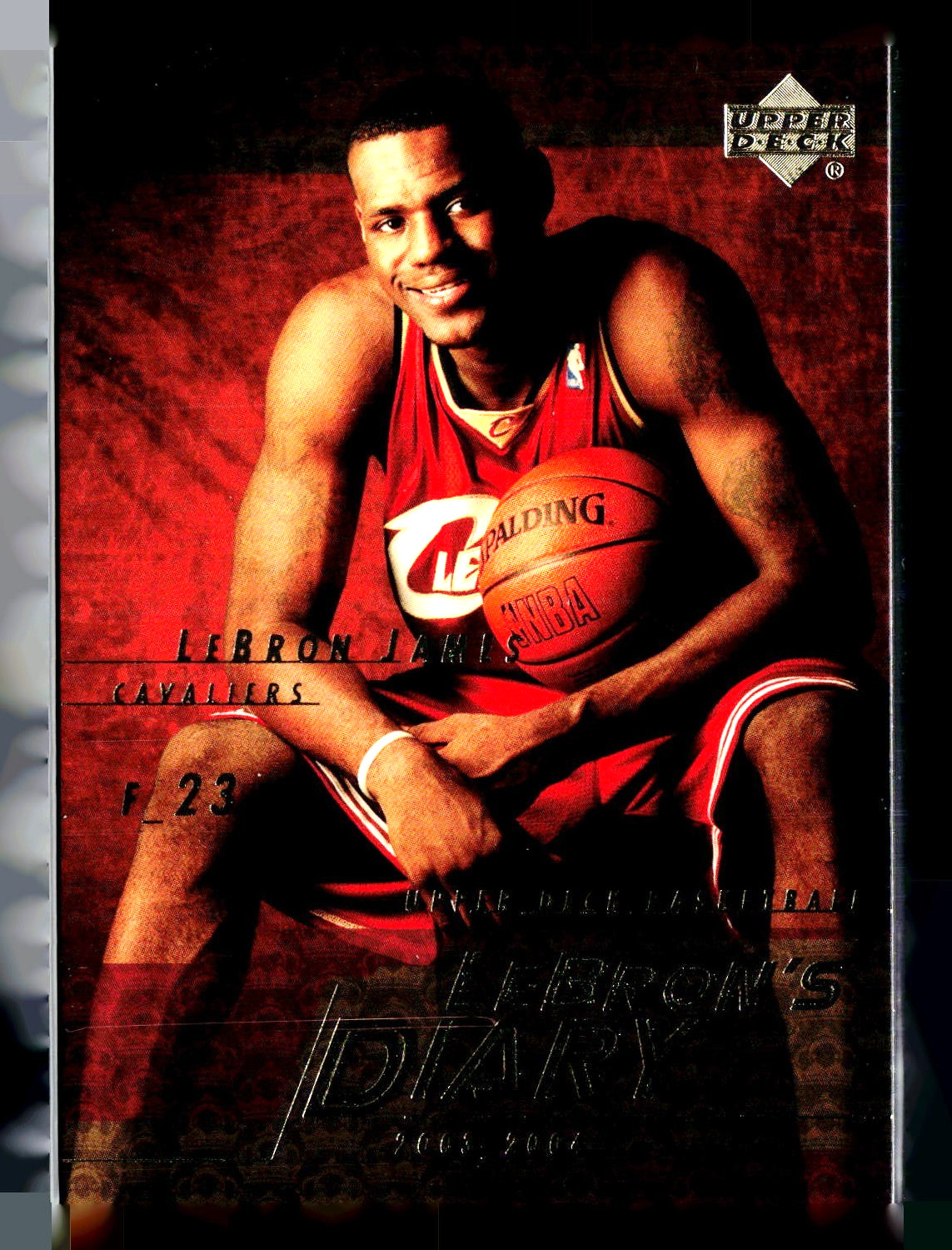 LeBron James LeBron's Diary #LJ11 Basketball Cards 2003 Upper Deck Lebron's Diary trading card — raw and PSA graded price guide