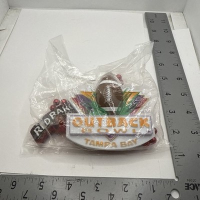 Outback Bowl Necklace neck hanger Tampa Bay Red Baron Pizza 74A-1728A
